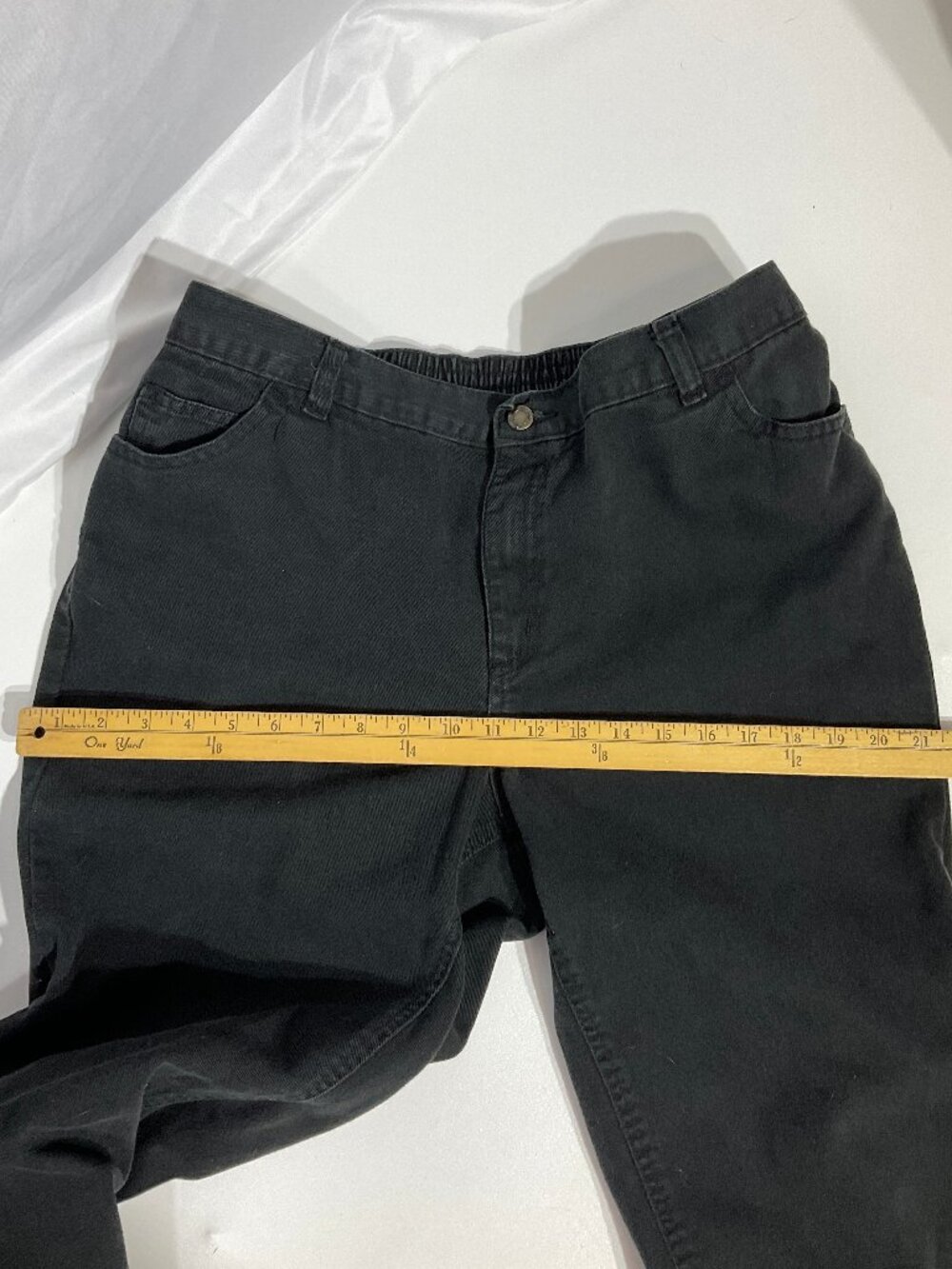 Woman Within Sz 14W Petite 3/$14 Black Jeans Womens Denim - Picture 8 of 12